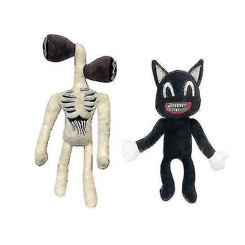 Universal - 2pcs / set anime sirenhead peluche jouet sirène têtes de poupée en peluche juge de légendes horreur noire chat Universal  - Doudous