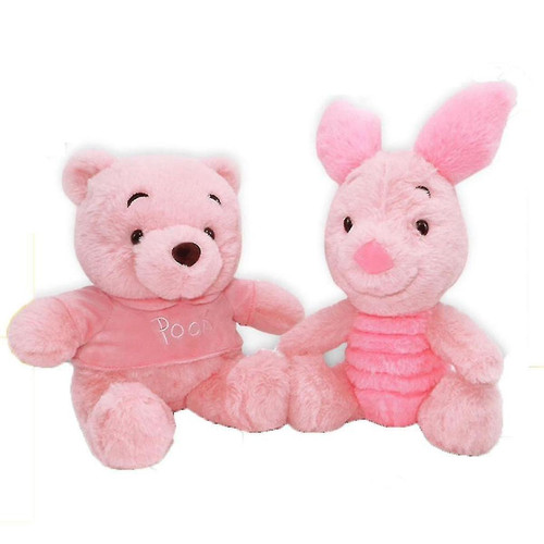 Universal - 2pcs Pink Winnie Pooh Bear Piglelet Plux Toy Doll - Animaux