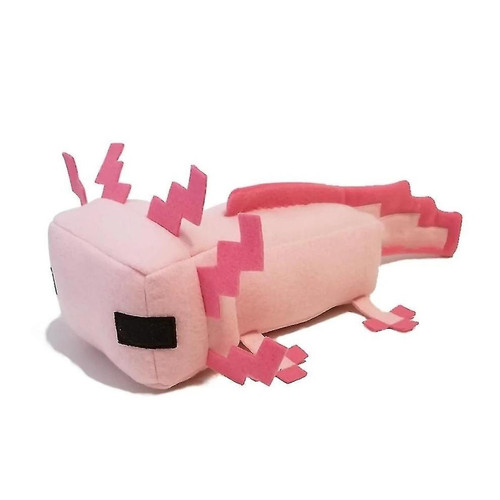 Universal - 30 cm minecraft axolotl peluche rose et bleu minecraft sigle collection - Doudous