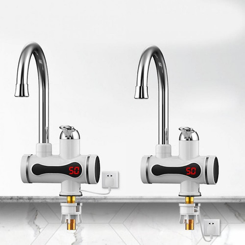 Robinet d'évier 360 chauffe-eau liquide rapide électrique robinet robinet cuisine chauffage rapide led nouveau - norme européenne