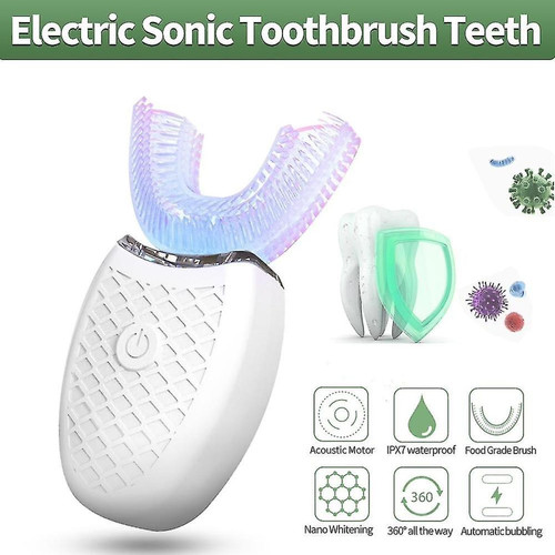 Universal - 360 degrés brosse à dents électrique sonore automatique Brousse de dents de type USB Brosse à dents de chargement USB Universal  - Brosse à dents électrique