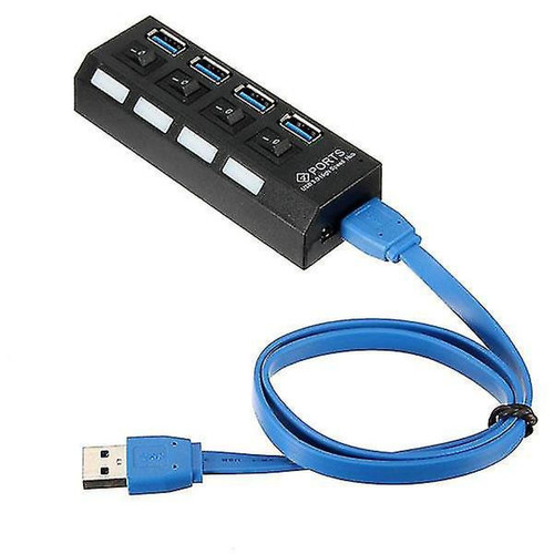 Universal - 4 ports USB 3.0 Hub ON / OFF Switch Adaptateur AC Universal  - Switch hub