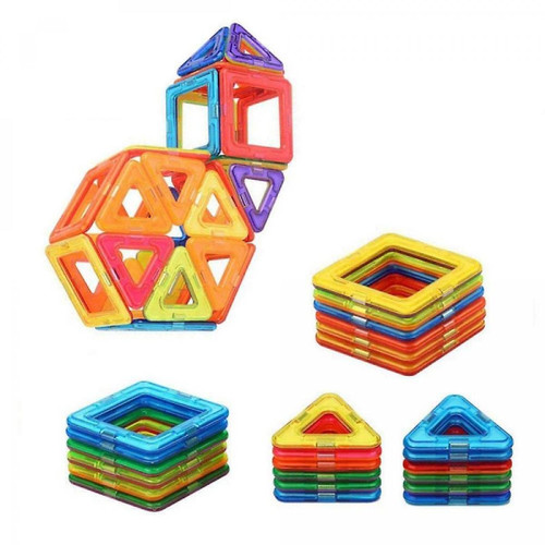 Universal - 46 pièces jouets magnétiques construction puzzle jouets enfants 30 pcs aimants 16 pièces carré Universal  - Animaux