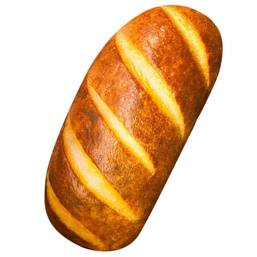 Universal - 60 cm Simulation 3D Forme de pain Oreiller taille douce Coussin taille Drôle de nourriture Peluche Jouet pour la décoration de la maison | Oreiller de luxe Universal  - Jeux & Jouets
