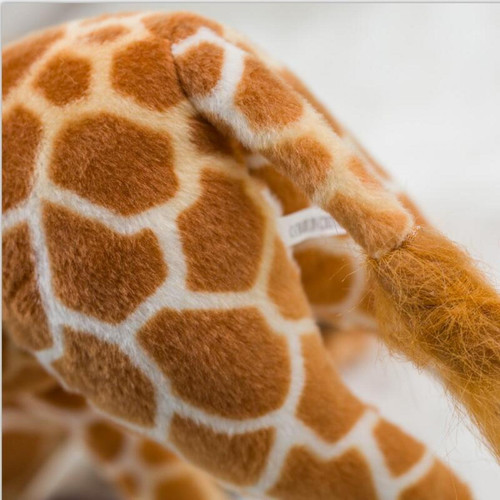 Universal 60 cm taille énorme simulation girafe peluche mignon animal en peluche douce vie réelle girafe poupée cadeau d'anniversaire pour les enfants jouets | Peluche animaux en peluche