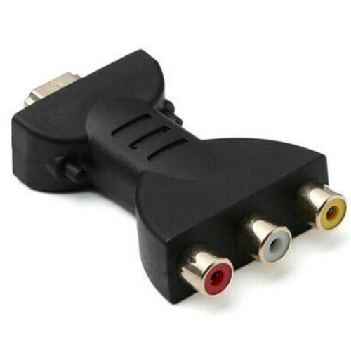 Universal Adaptateur HDMI mâle à 3 RCA femelle composite AV audio vidéo convertisseur 4K pour la télévision