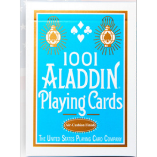 Universal - Aladdin Poker Rouge/Bleu/Noir Deck Nouvelle version de Magic Poker Magic Card Magic Tricks Accessoires(Bleu) Universal  - Jeux de cartes