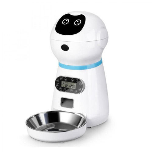Gamelle pour chat Universal Alimentateur automatique de fenêtre de 4,5L Alimentateur intelligent pour animaux de compagnie Alimentateur intelligent pour chats et chiens Alimentation pour animaux de compagnie Alimentation pour chiens