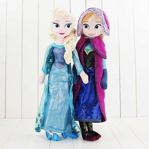 Animaux Universal Amplificateur Elsa surgelé;  Princesse Anna fourrée de poupées en peluche, enfants, bébé Noël (50cm ensemble)