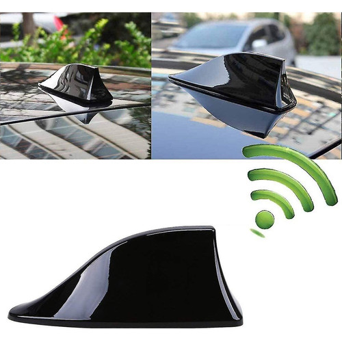 Universal - Antenne de voiture universelle en forme de nageoire de requin - Antenne radio FM avec base d'adhésif imperméable (noir) Universal  - Accessoire Smartphone