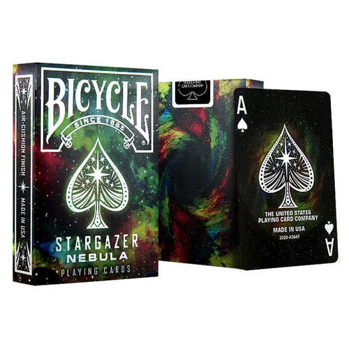 Universal - Bicycle Star Top Card Poker Air Galaxy Galaxy Deck Poker Taille Magic Card Game Magic & 124 ; Card Game(Vert) Universal  - Carte bicycle
