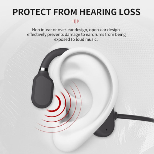 Universal Bluetooth 5.0 oreilles ouvertes sans fil casque de sport casque surround casque stéréo HD main libre circulation verrouillage dents casque casque