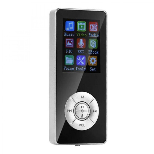 Universal - Bluetooth lecteur mp3 portable walkman hi-fi enregistreur FM sport musique haut-parleur 1.8(blanche) Universal  - MP3