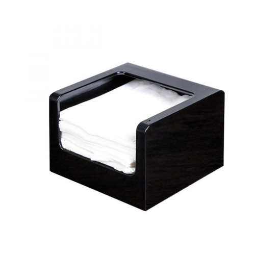 Universal - Boîte à mouchoirs, couvercle à mouchoirs en acrylique, étagère à tissu, coffre-fort, voiture de bureau.(Le noir) Universal  - Accessoires de salle de bain