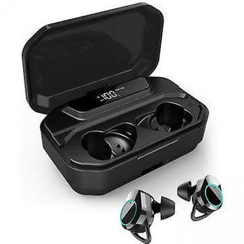 Universal - Bouchons d'oreilles sans fil TWS Bluetooth 5.0 CVC8.0 Contrôle tactile d'élimination du bruit Universal  - Ecouteurs intra-auriculaires