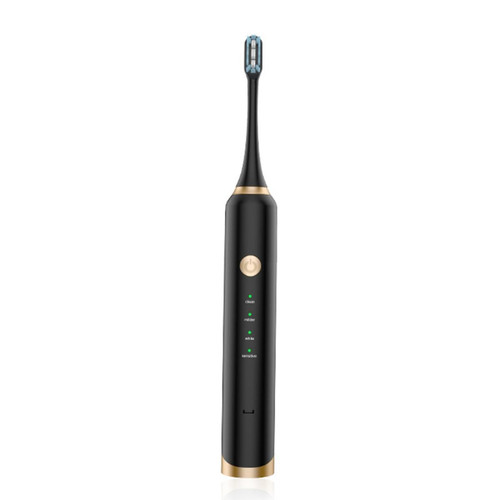 Universal - Brosse à dents électrique à 16 modes sonore 5 têtes de brosse de remplacement ultrasons USB rechargeable course électronique intelligente brossage des dents | Brosse à dents électrique Universal  - Brosse à dents électrique