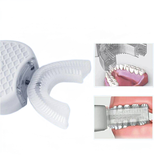 Universal - Brosse à dents électrique acoustique U 4 mode chargeur USB brosse à dents rechargeable blanchiment des dents lumière bleue pour les adultes | Brosse à dents électrique Universal  - Petit électroménager Electroménager
