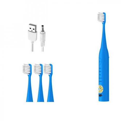 Universal - Brosse à dents électrique Union Kids Sound IPX7 Etanche 3 à 12 ans USB Recharge rapide | Brosse à dents électrique Universal  - Petit électroménager Electroménager