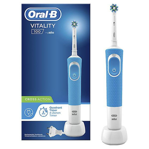 Universal - Brosse à dents électrique Vitality 100 Crossing Action Oral - B 100 Beam/Blanc(blanche) Universal  - Oral b pro 2000 Brosse à dents électrique