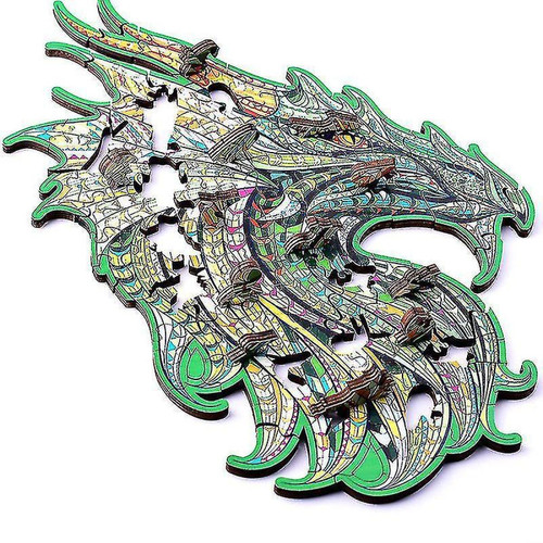 Universal - Cadeau enfant tuteur dragon puzzle en bois ï ¼ â90 pcs ï ¼ jour Universal  - Puzzle dragon