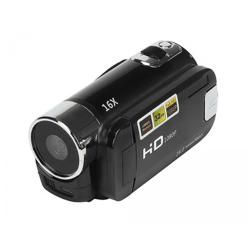 Universal - Caméra Full HD 1080p Caméscope numérique professionnel (noir) - Caméscopes numériques