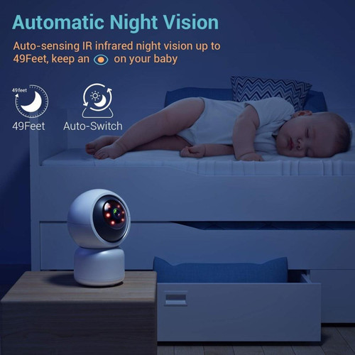 Universal - Caméra WIFI mini caméra de sécurité nuage avec caméra de suivi automatique maison 1080p HD Tuya caméra IP pour soins aux bébés surveillance à domicile | Caméras de surveillance Universal  - Mini camera ip