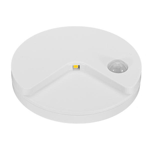 Appliques Universal Capteur de mouvement PIR rechargeable USB Lampe de nuit contrôlée par la lumière Applique murale pour placard salle de bains couloir(blanche)
