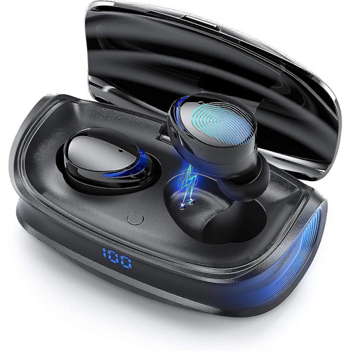 Universal - Casque Bluetooth dans l'oreille, LHBD Wireless Earbuds 5.0 HiFi Bass Headset Touch Control @ Universal  - Son audio