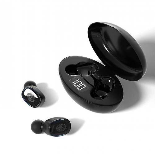 Universal - Casque Bluetooth sans fil avec microphone pour Samsung (noir) Universal  - Son audio
