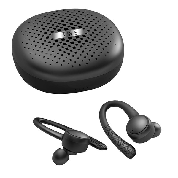 Casque Universal Casque sans fil Bluetooth Casque sport Annuler le bruit avec microphone Bouchons d'oreille pour microphone Bouchons d'oreille pour Xiaomi Huawei | Casque Bluetooth (noir)