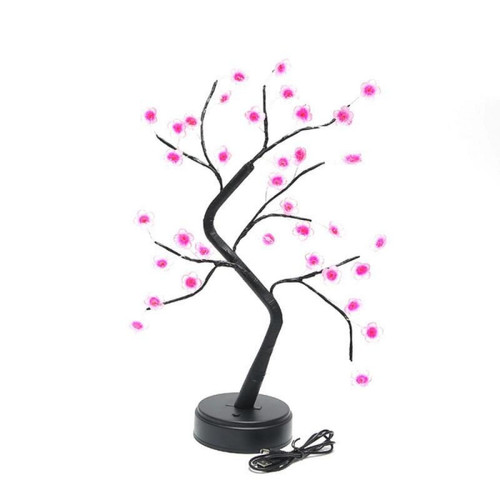 Universal - Cherry Tree Lampe LED Décoration chaude et légère Fille Coeur Lampe de table Batterie USB Foyer Fête Mariage Lumière de Noël | Lampe de table Universal  - Lampe coeur
