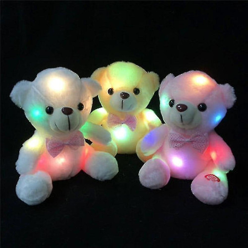 Doudous Éclairage de bébé en peluche lumineux brillant pour les Noël anniversaire (lumière colorée