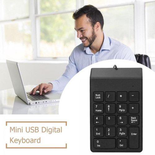 Universal Clavier numérique USB filaire, mini clavier numérique, clavier numérique, ordinateur portable 18 pouces iMac/Mac Pro//Air/Pro