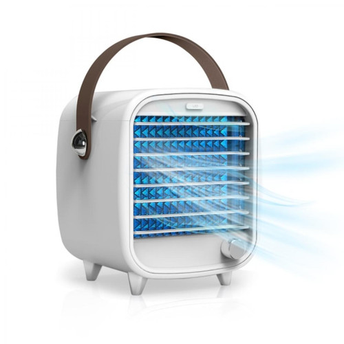 Ventilateur Universal Climatiseurs portables, petits refroidisseurs USB de bureau, réfrigérateurs intégrés, ventilateurs de refroidissement, vent fort, lumière nocturne