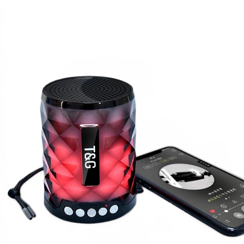Universal - Colorful LED Mini haut-parleur Bluetooth colonne portable Subwoofer extérieur Sans fil Mini pilier TF Carte FM Stéréo Hi-Fi Haut-parleur | Enceintes extérieures Universal  - Sonorisation