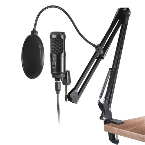 Universal - Condenseur USB Set de microphone avec support PC Ordinateur portable Studio Chanter Jeu Streaming Universal  - Hifi