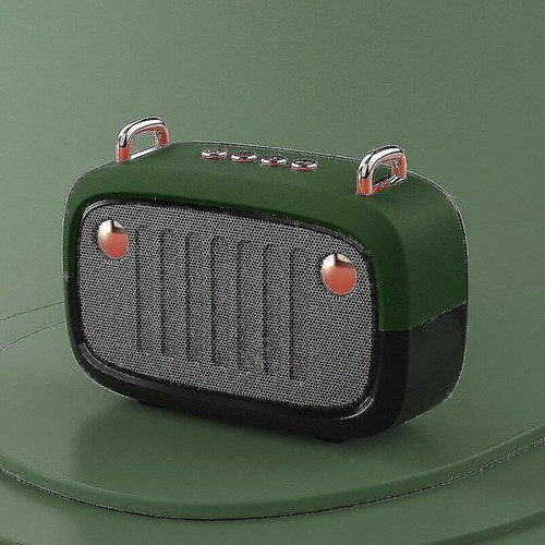 Universal - Conférenciers sans fil Bluetooth en haut-parleur dessin animé subwoofer en plein air en haut en haut en haut-parleurs TF (vert) Universal  - Sonorisation