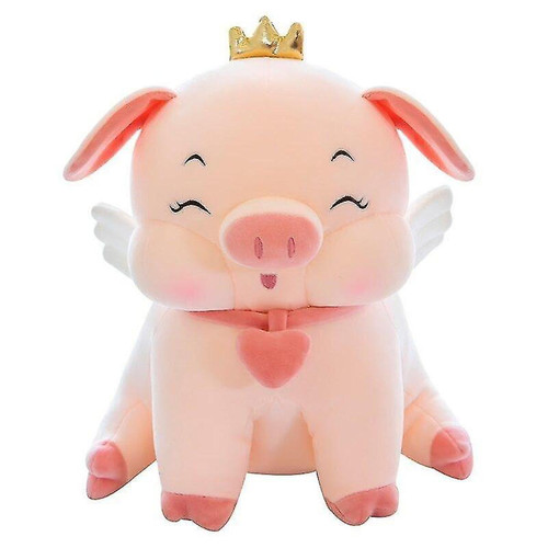 Doudous Universal Coussin mignon de poupée cochon de 35 cm Cadeau de Noël doux | Coussin en peluche??  Rose??