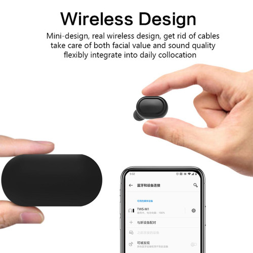 Ecouteurs intra-auriculaires Écouteurs Bluetooth pour Redmi Air Point Wireless Ear Plug 5.0 TWS Écouteurs Annuler le bruit Microphone pour Xiaomi Huawei Samsung |