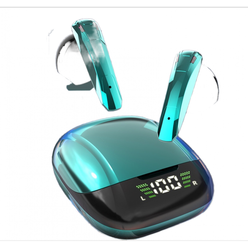 Universal - Écouteurs compatibles Bluetooth Stéréo Jeu Sport Etanche Auriculaire sans fil Microphone pour écouteurs | Écouteurs Bluetooth (Bleu) Universal  - Son audio