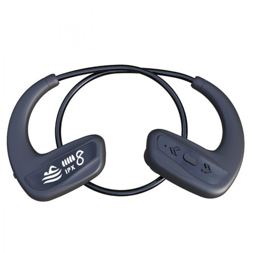 Universal - Écouteurs de natation sans fil IPX8 étanche 16 Go lecteur MP3 12 heures lecteur Bluetooth fonctionnant HiFi basses écouteurs | lecteur MP3(Le noir) Universal  - MP3