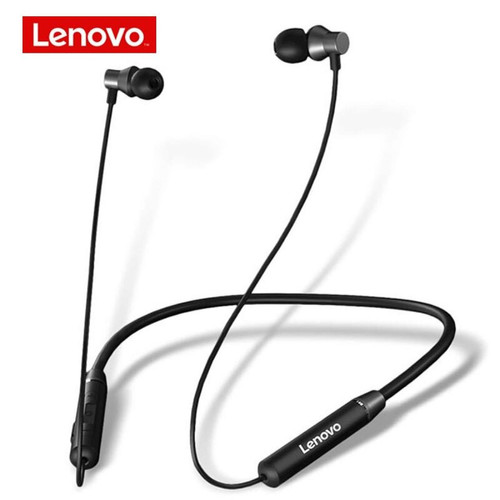 Universal - Écouteurs Lenovo Bluetooth sans fil stéréo sport IPX5 étanche bouchons d'oreille sport casque anti-bruit magnétique casque d'exécution casque Bluetooth casque - Ecouteurs Intra-auriculaires Sport Son audio