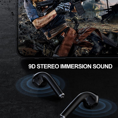 Ecouteurs intra-auriculaires Écouteurs sans fil Lenovo X9 Écouteurs Bluetooth V5.0 Contrôle tactile Mouvement TWS Casques d'oreille dans le casque d'oreille Casques d'oreille avec microphone