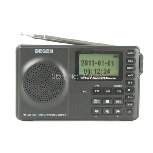 Universal - DE1129 FM MW SW 4 Go Portable Intelligent Multifunction LED Radio DSP Receiver MP3 3 Bandes Thermal A0909A | Boîtier de lecteur | Portable Intelligent Multifunction Radio Player - Radio fm