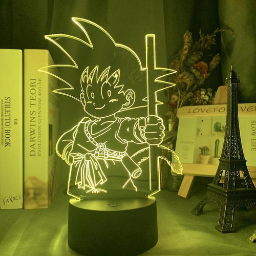 Universal - Dragon Ball Son Goku Enfance 3D LED lumineux Lampe de table pour chambre enfant Universal  - Lampe à lave Luminaires