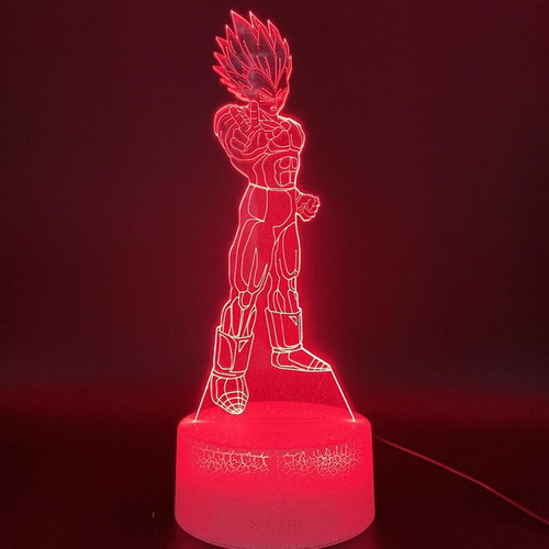 Universal - Dragon Ball Vegeta 3D LED lumineuse Lampe décorative colorée(blanche) Universal  - Bonnes affaires Dragon Ball Z