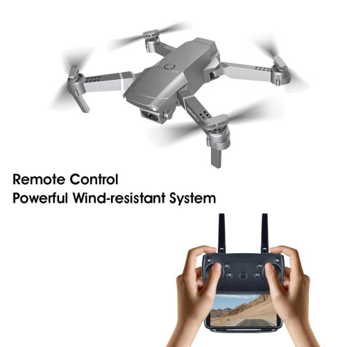 Hélicoptères RC Universal E68 Drone HD Grand Angle 4K WiFi 1080P FPV Drone Vidéo Live Enregistrement Quadcopter Altitude, Entretien Drone Caméra Comparaison E58 | RC Helicopter