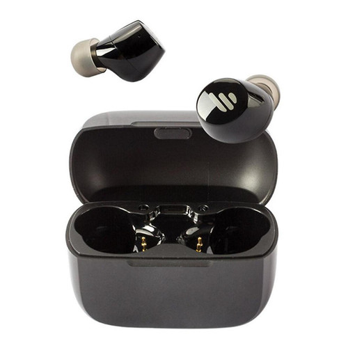 Universal - Ecouteurs TWS1 TWS Bluetooth 5.0 aptX contrôle tactile IPX5 casque sans fil ergonomique noir Universal  - Son audio
