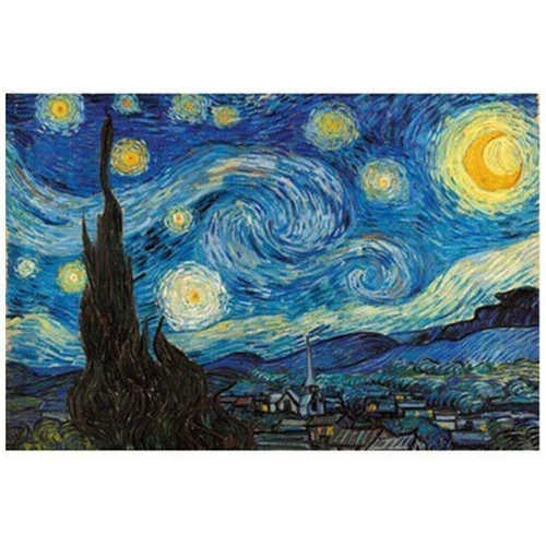 Universal - (Electronic Van Gogh Starry Night) Puzzle 1000 pièces Puzzle Adulte Enfant Puzzle Jouet éducatif Famille Enfant Jeu. Universal - Puzzle adulte