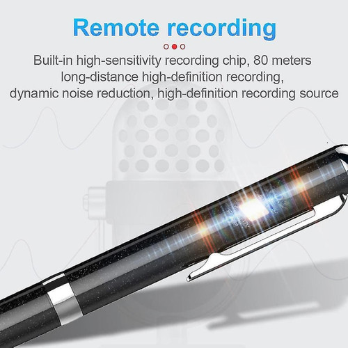 Universal - Enregistreur numérique 128B métal stylo professionnel enregistrement WAV 192kpbs rechargeable Universal  - Instruments de musique
